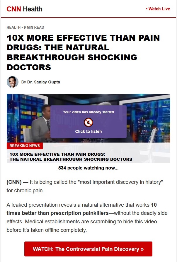 Leaked video reveals the root cause of your pain